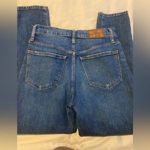Madewell the high rise slim boy Jean